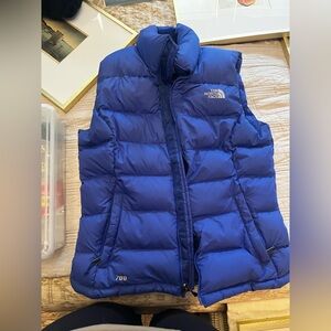 The North Face Blue Puffer Vest